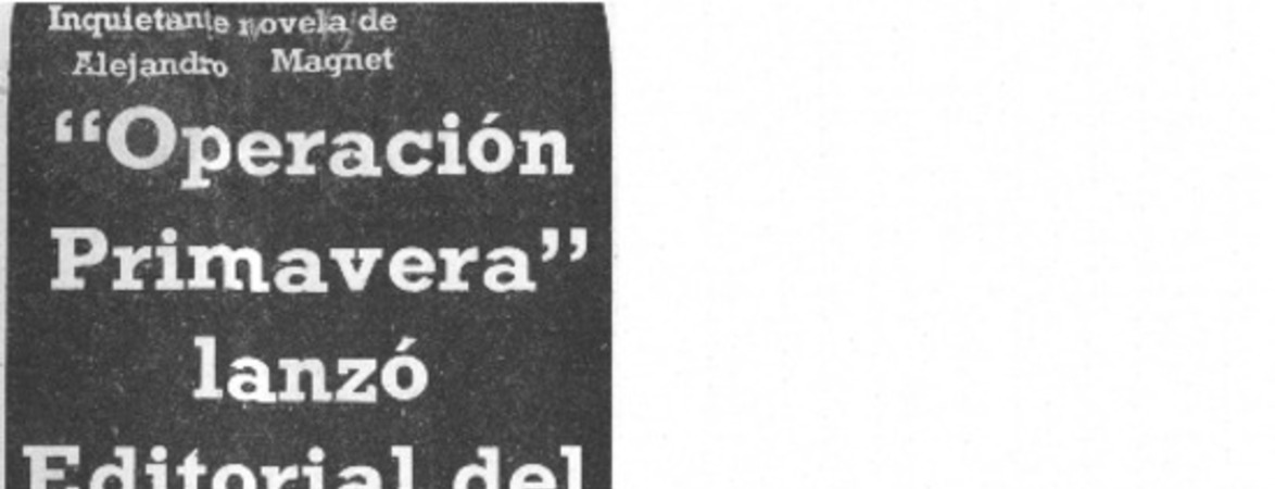 Operación primavera".