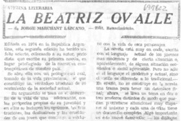 La Beatriz Ovalle