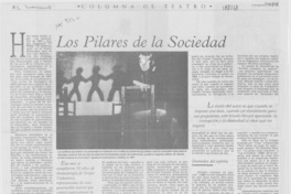 Los pilares de la sociedad