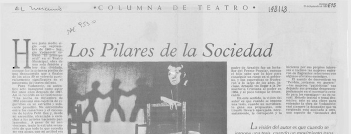 Los pilares de la sociedad