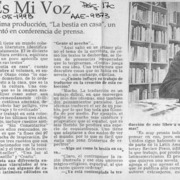 Esta es mi voz  [artículo].