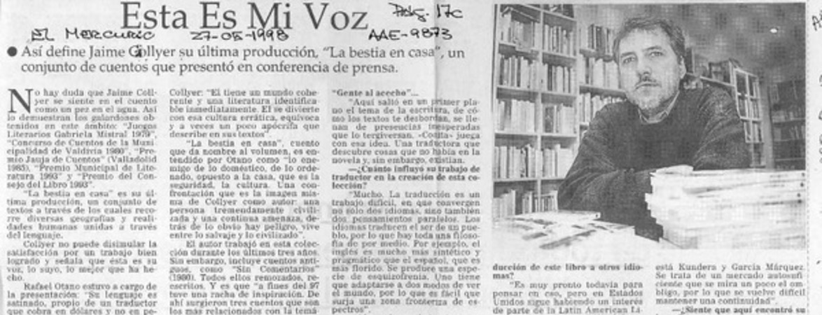 Esta es mi voz  [artículo].