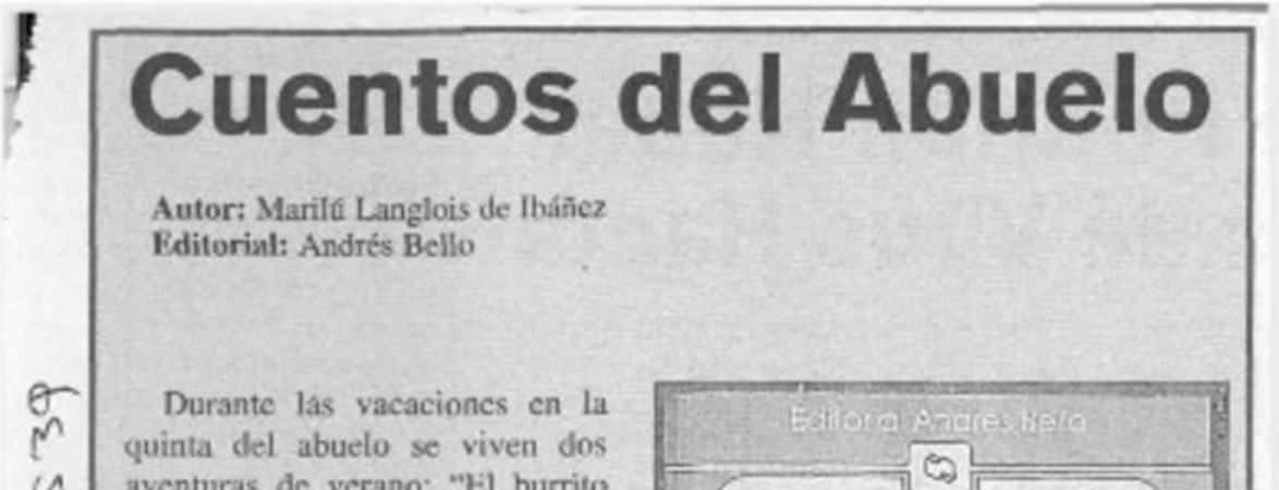 Cuentos del abuelo  [artículo].