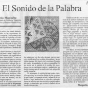 El sonido de la palabra
