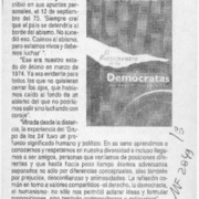 El Reencuentro de los demócratas  [artículo].