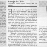 Baraja de Chile  [artículo] Hernán Poblete Varas.
