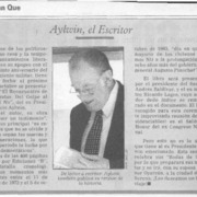 Aylwin, el escritor  [artículo].
