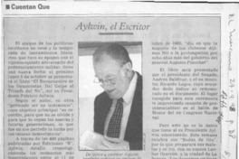 Aylwin, el escritor  [artículo].