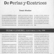 De perlas y cicatrices