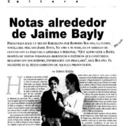 Notas alrededor de Jaime Bayly