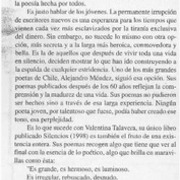 Los poemas de Valentina Talavera