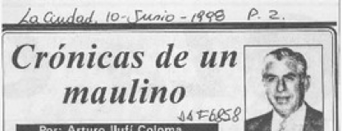 Carlos Acuña Núñez maulino, escritor y poeta  [artículo] Arturo Ilufí Coloma.