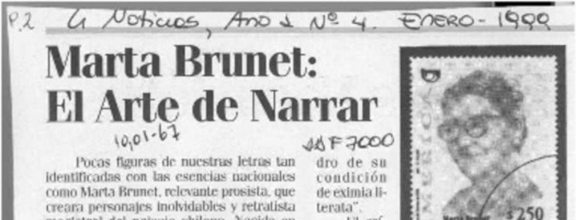 Marta Brunet, el arte de narrar