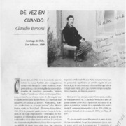 De vez en cuando  [artículo] Walter Hoefler.