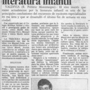 Hay vivo interés por literatura infantil  [artículo] R. Poblete Montenegro.