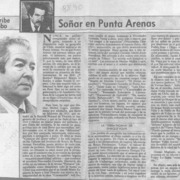 Soñar en Punta Arenas  [artículo] Filebo.