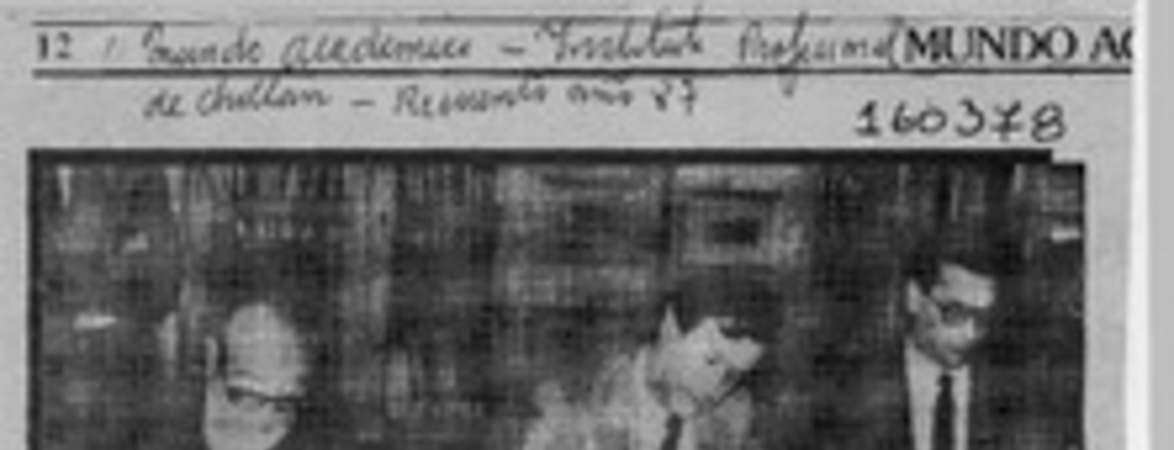 Oreste Plath donó valiosos libros al Iproch  [artículo].