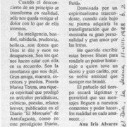 Marina Teresa Castro  [artículo] Ana Iris Alvarez Núñez.