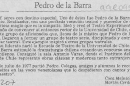 Pedro de la Barra