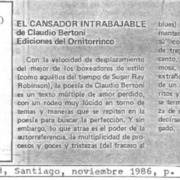 El cansador intrabajable