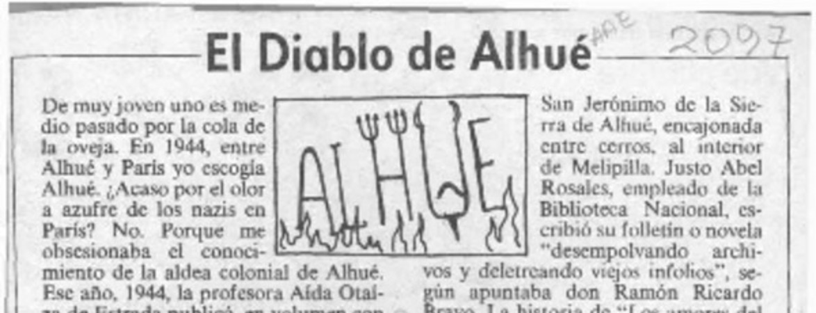 El diablo de Alhué