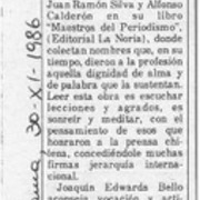 Periodistas  [artículo] Andrés Sabella.
