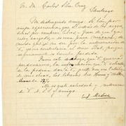 [Carta] 1916 mayo 12, San Francisco de Mostazal, Chile [a] Carlos Silva Cruz