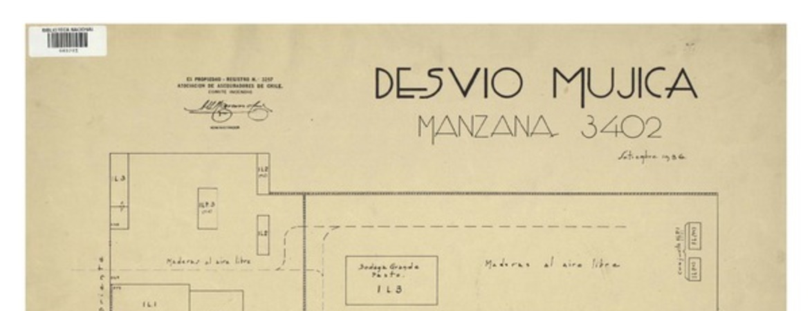 Desvio Mujica manzana 3402 [mapa] : Asociación de Aseguradores de Chile, Comité Incendio.