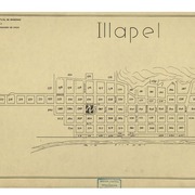 Illapel con la numeración oficial de manzanas de la Asociación de Aseguradores de Chile. [material cartográfico] :