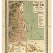 Plano del Puerto de Coquimbo  [material cartográfico] publicado por Nicanor Boloña i W. Campino H.