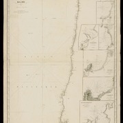 Carte des Côtes du Chili et de la Bolivie