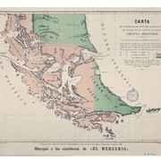 Carta que demuestra las diversas proposiciones de arreglo de la cuestión de límites Chileno - Arjentina