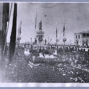 [Discurso del presidente Santa María en homenaje a los héroes del Combate Naval de Iquique, al ser sepultados sus restos en la Cripta de la Marina]
