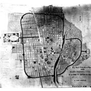 Plano topográfico de la Ciudad de Santiago de Chile con las reformas ... la Ilustre Municipalidad, 1872