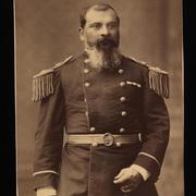 [General Orozimbo Barbosa Puga, retrato de medio cuerpo con uniforme]