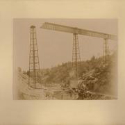 Construcción del viaducto de Malleco