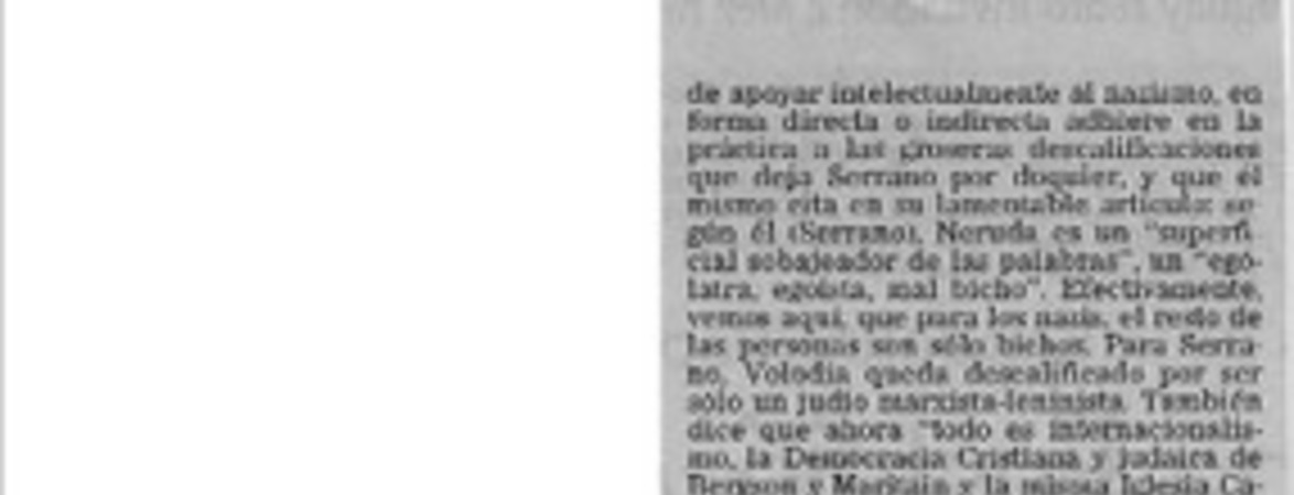 El cartero de Miguel Serrano  [artículo] Sergio I. Melnick