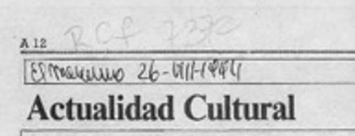 Postulan a José Ricardo Morales a Premio Cervantes  [artículo].
