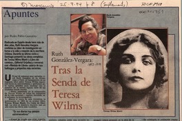 Tras la senda de Teresa Wilms