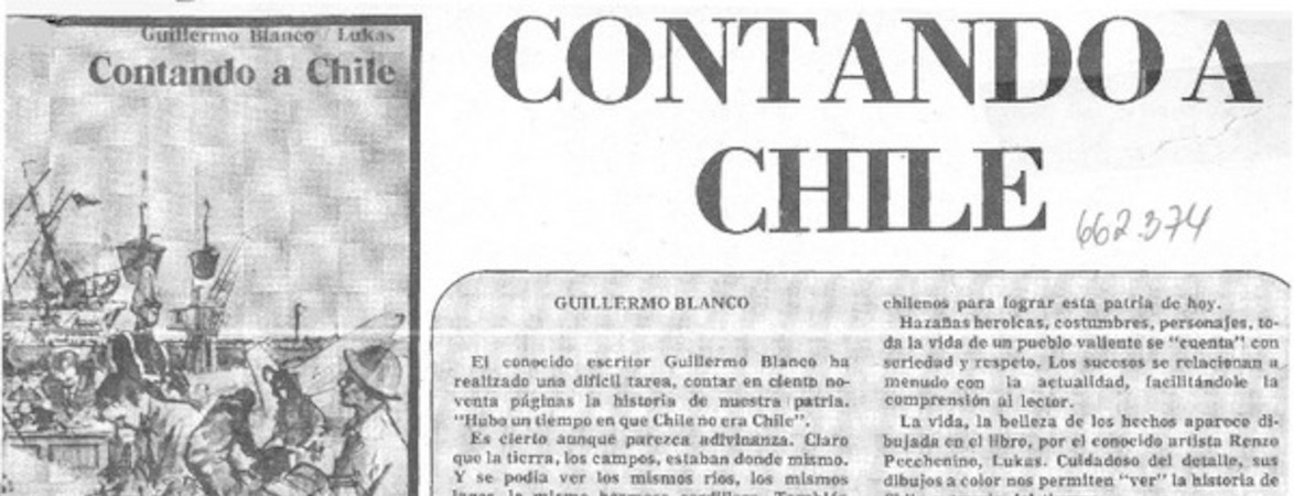 Contando a Chile.  [artículo]
