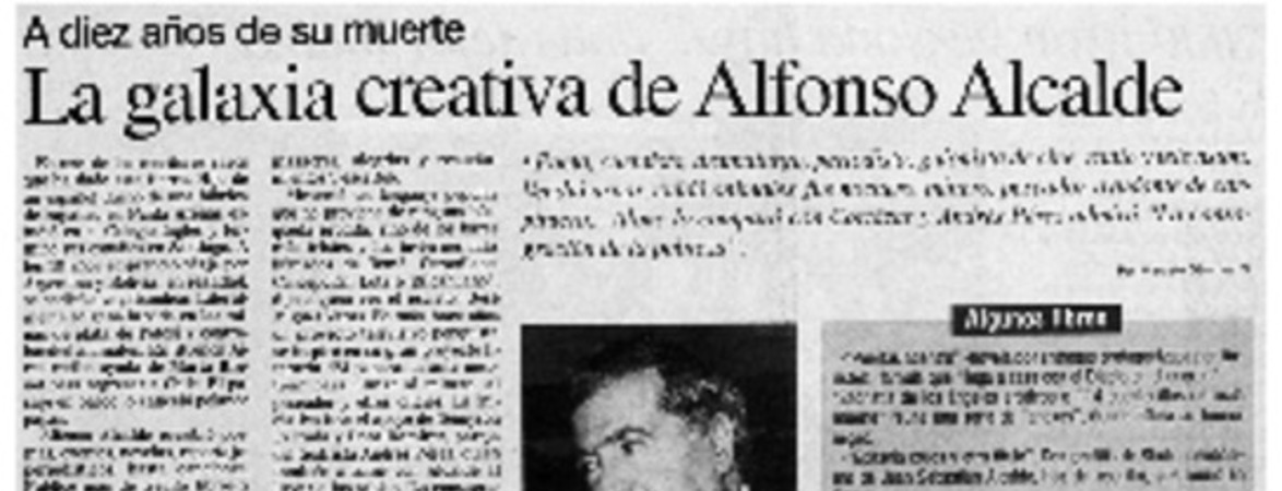 La galaxia creativa de Alfonso Alcalde