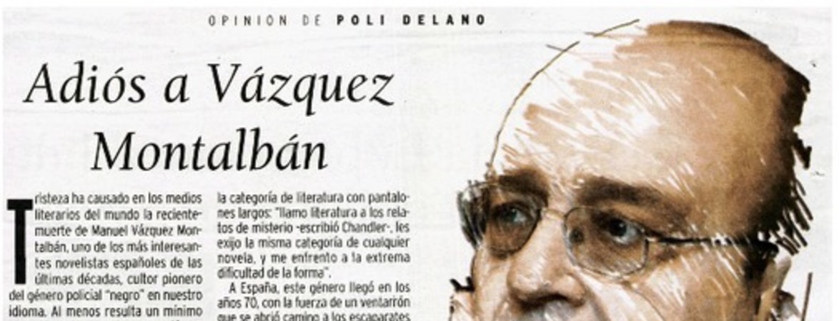 Adiós a Vásquez Montalbán
