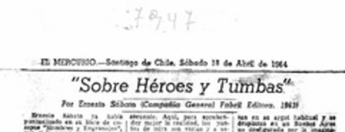 "Sobre héroes y tumbas"