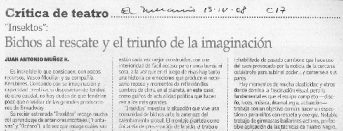Bichos al rescate y el triunfo de la imaginación