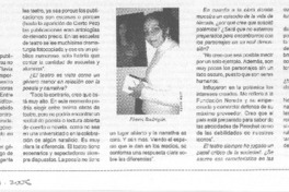 Teatro para leer [entrevista]