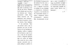 El panorama ante nosotros  [artículo] A. P.