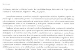 Gobierno y sociedad en Chiloé colonial