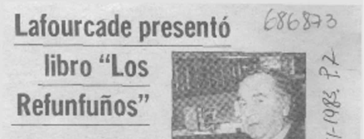 Lafourcade presentó libro "Los refunfuños".