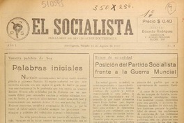 El Socialista (Antofagasta, Chile : 1940)