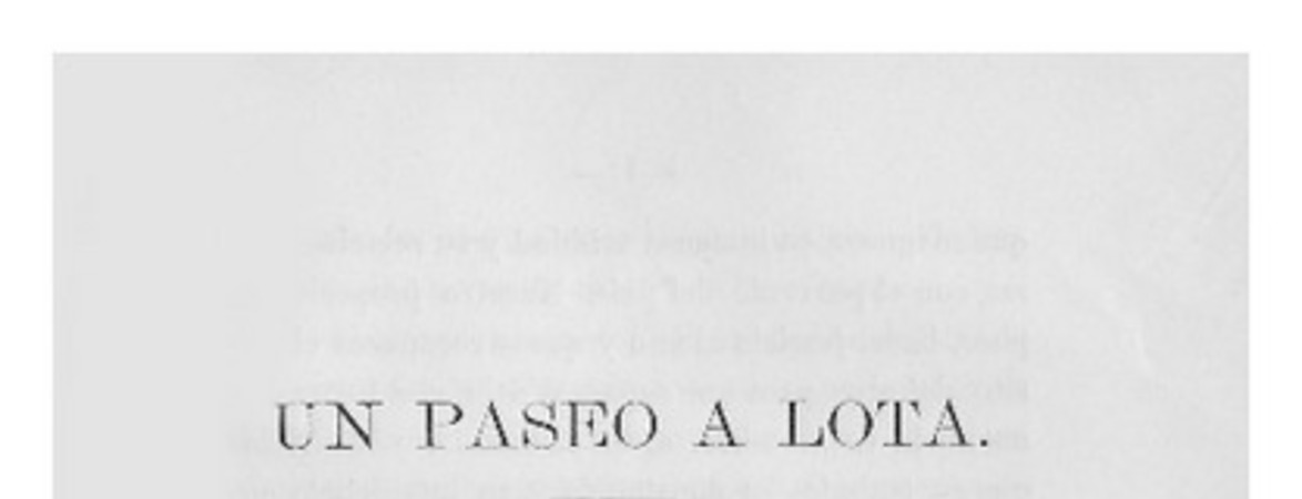 Un paseo a Lota